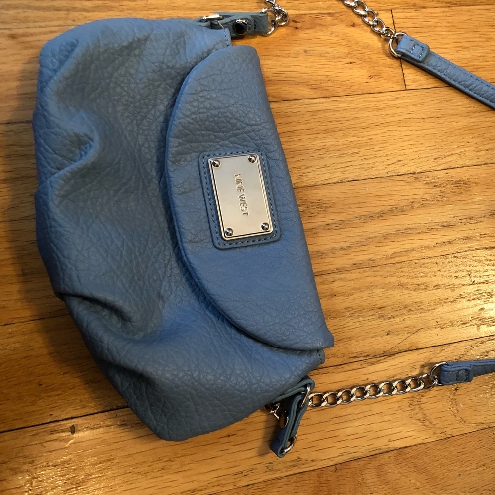 Nine West Light Blue Satchel